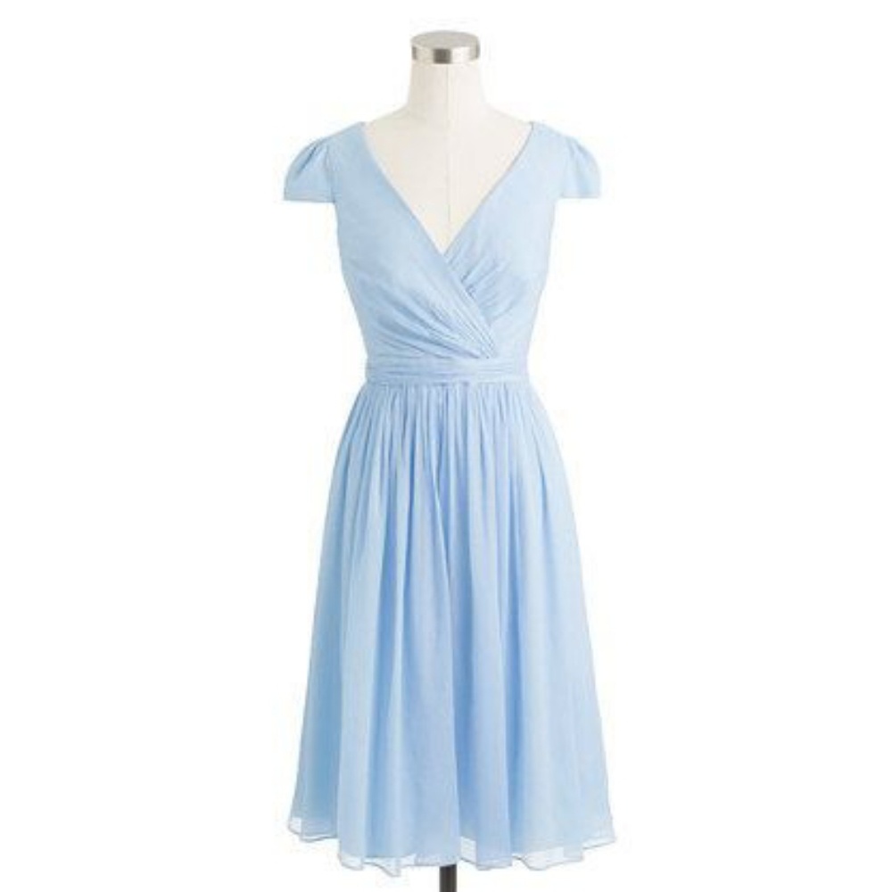 NWT J.Crew Mirabelle Silk Chiffon Dress